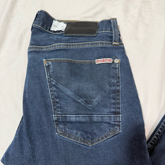 Hudson Men’s Blake Bryce Slim Straight Blue Denim Jeans Size 32 - Picture 4 of 15